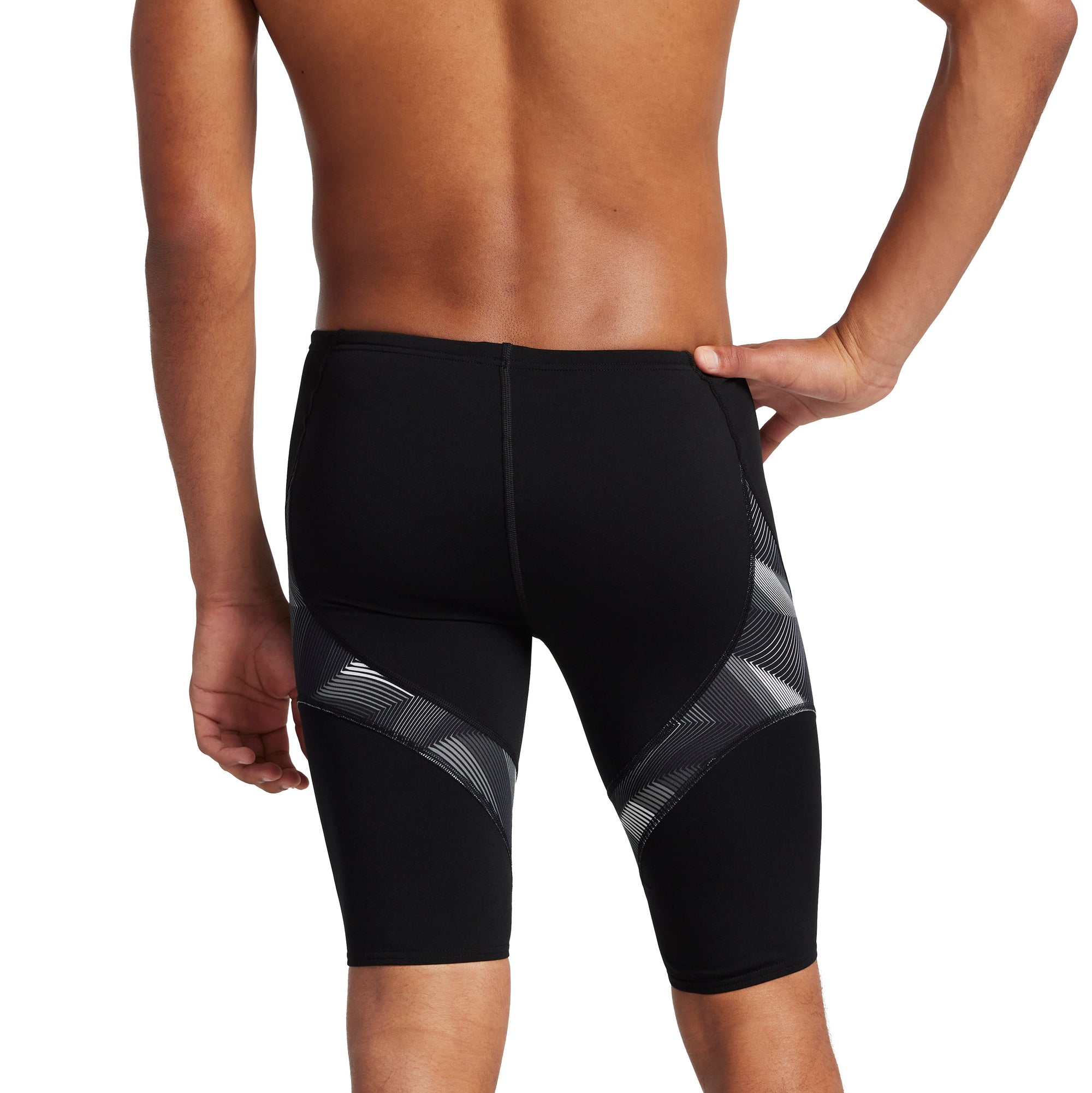 Speedo Men's Precision Splice Jammer Training Swimsuit