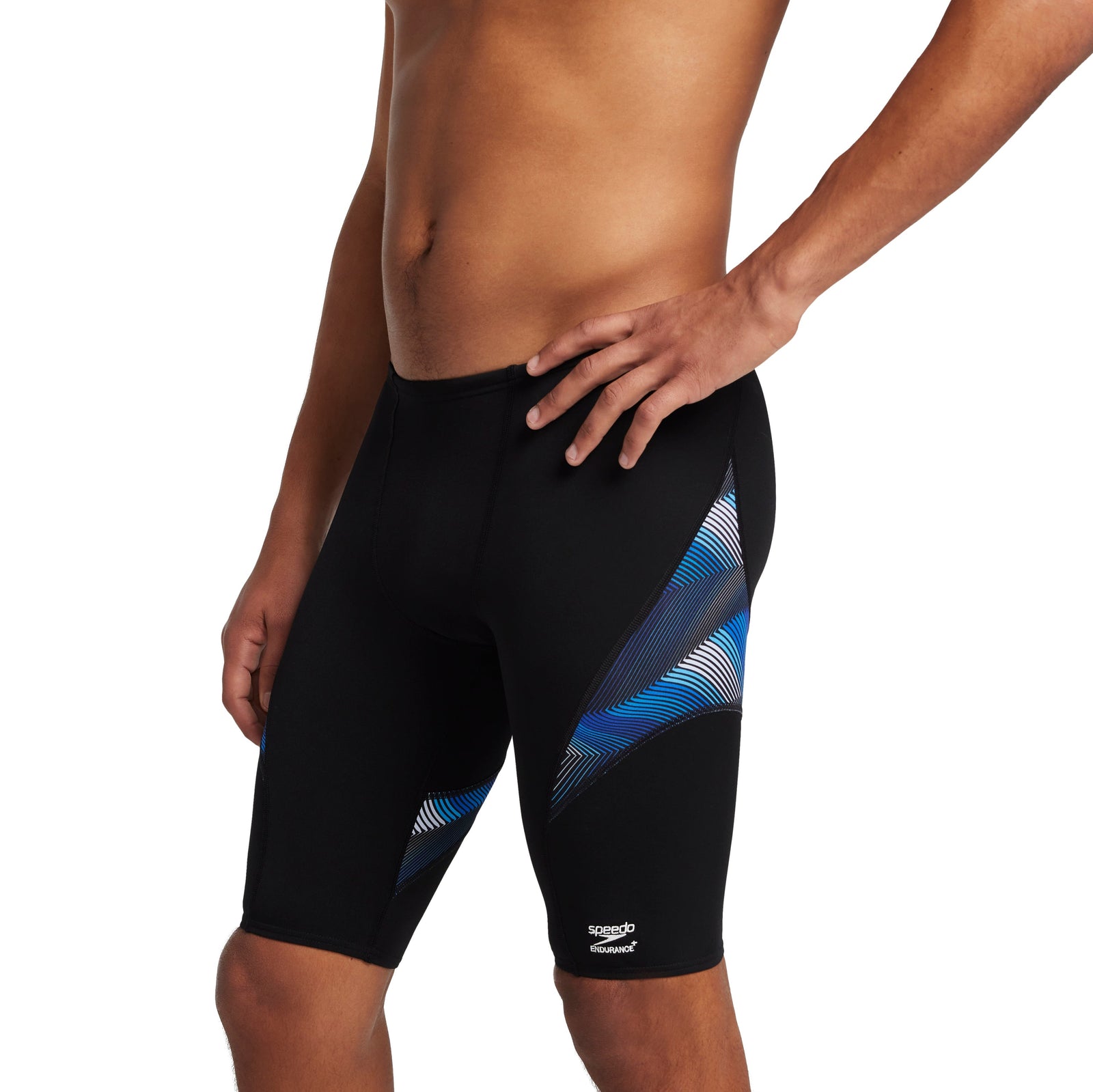 Speedo Men's Precision Splice Jammer Training Swimsuit