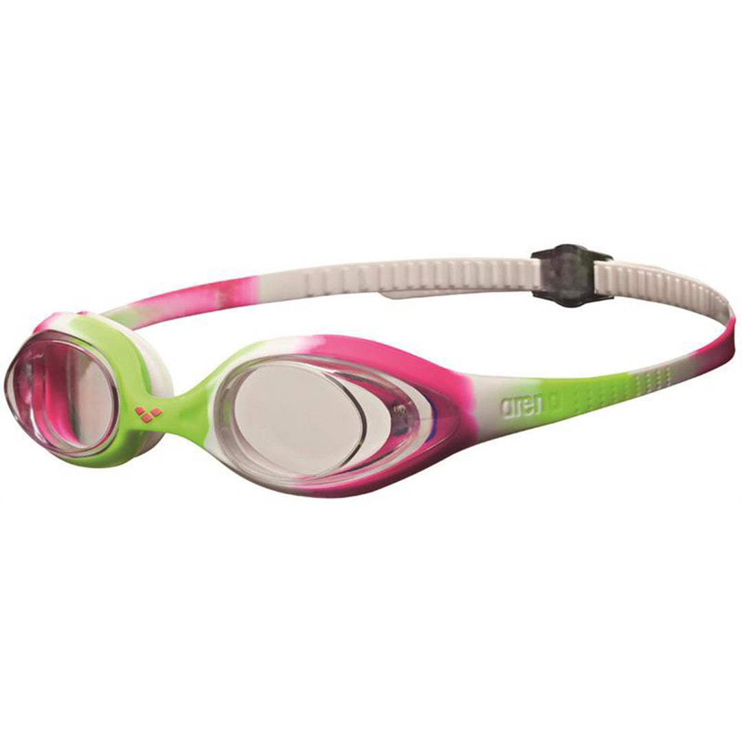 Arena Spider Junior Lime Fuschia White
