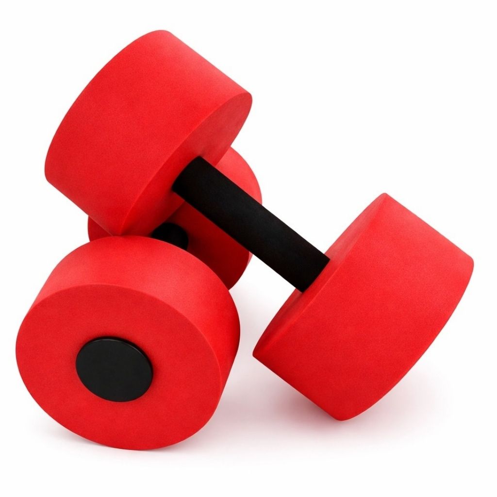 Aquafitness Hand Bar Dumbbell Exercisers Red