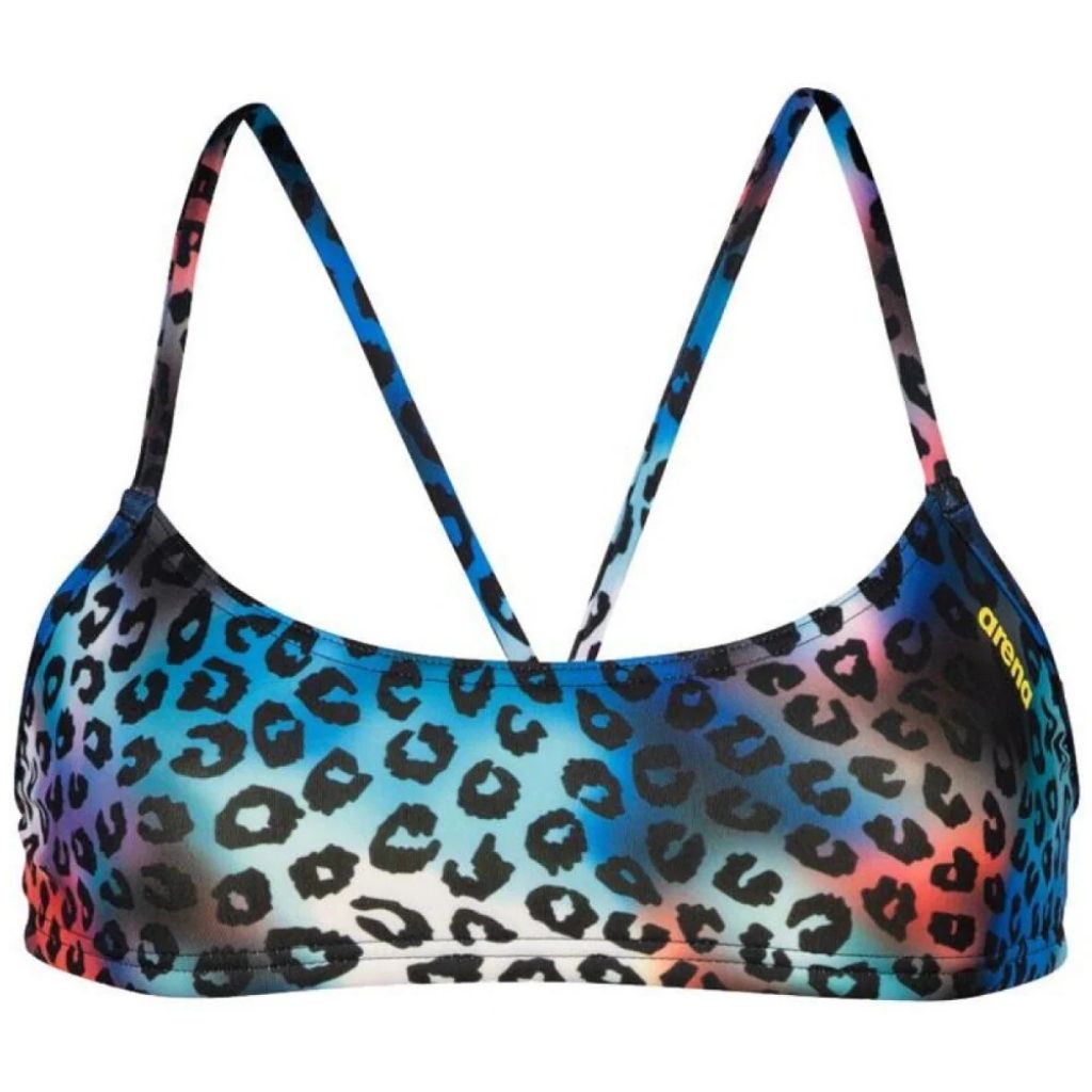 Arena Bandeau Bikini top Multi Yellow Star