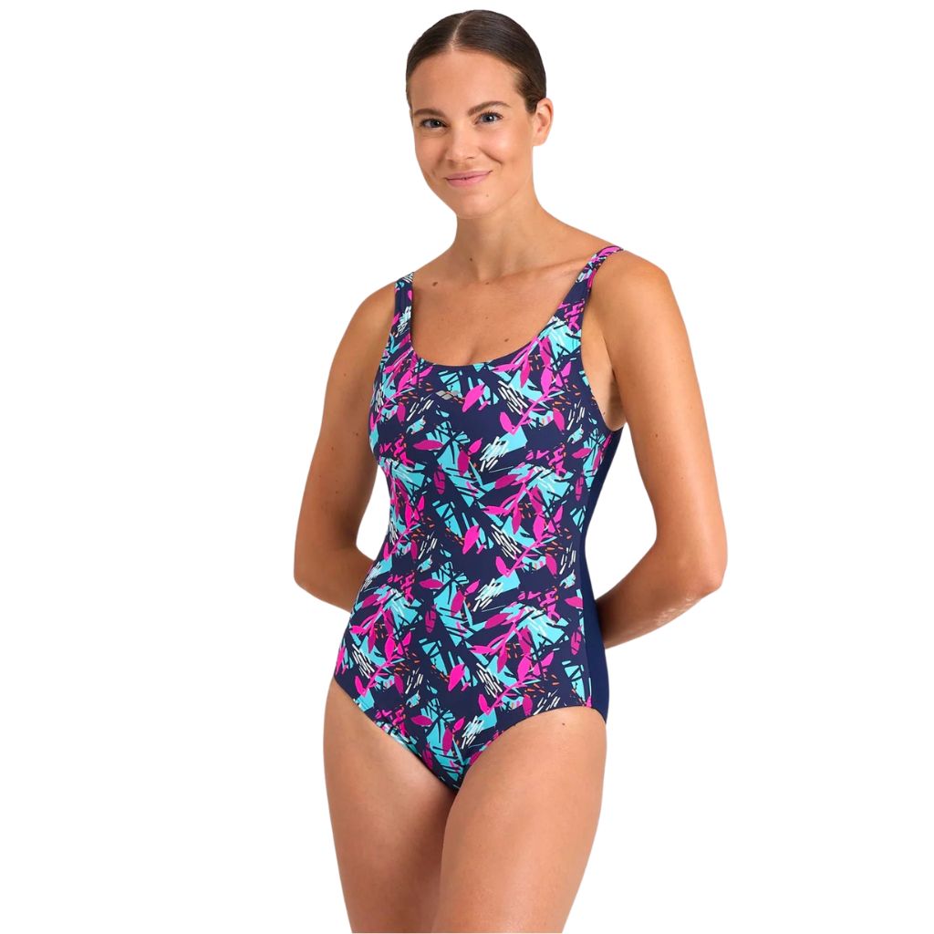 Arena Bodylift Francy Wing Back C-Cup Navy Freak Rose