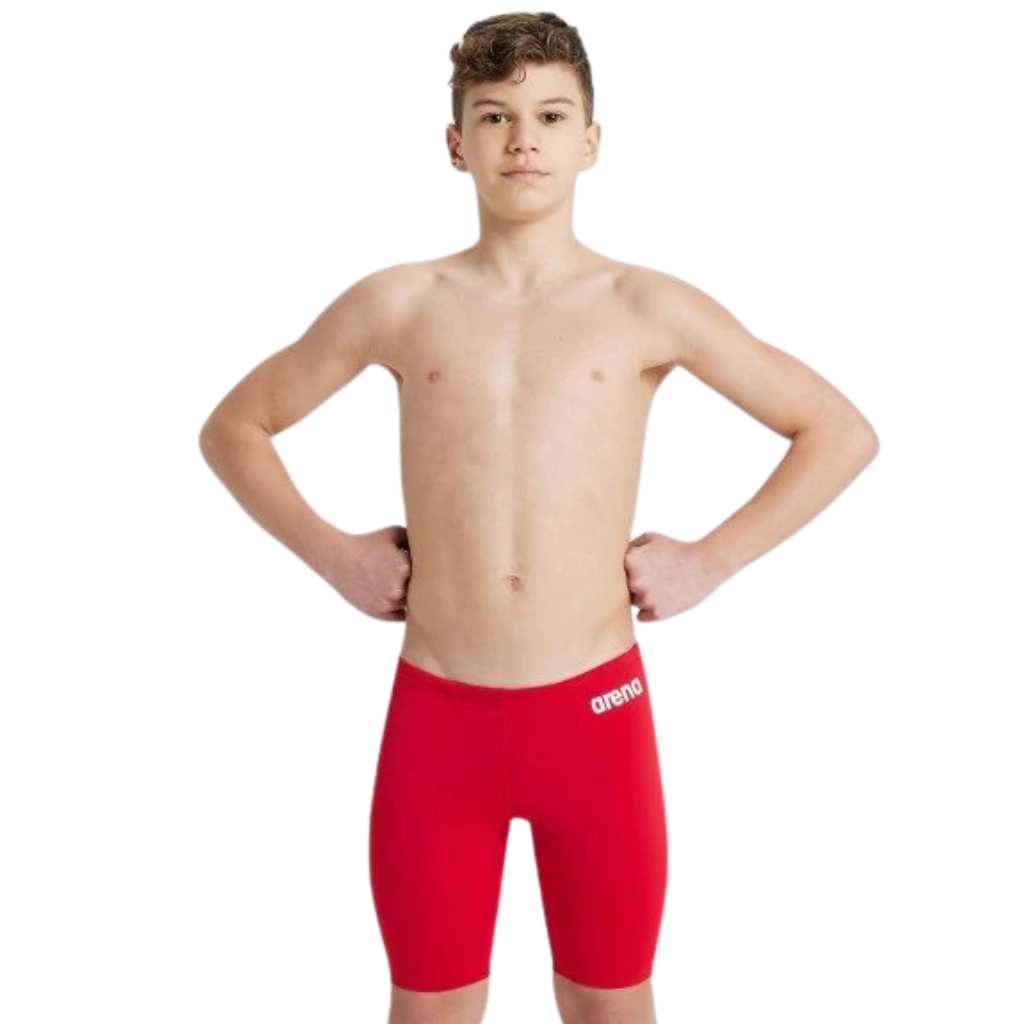 Arena Boy's Jr Solid Jammer - Red