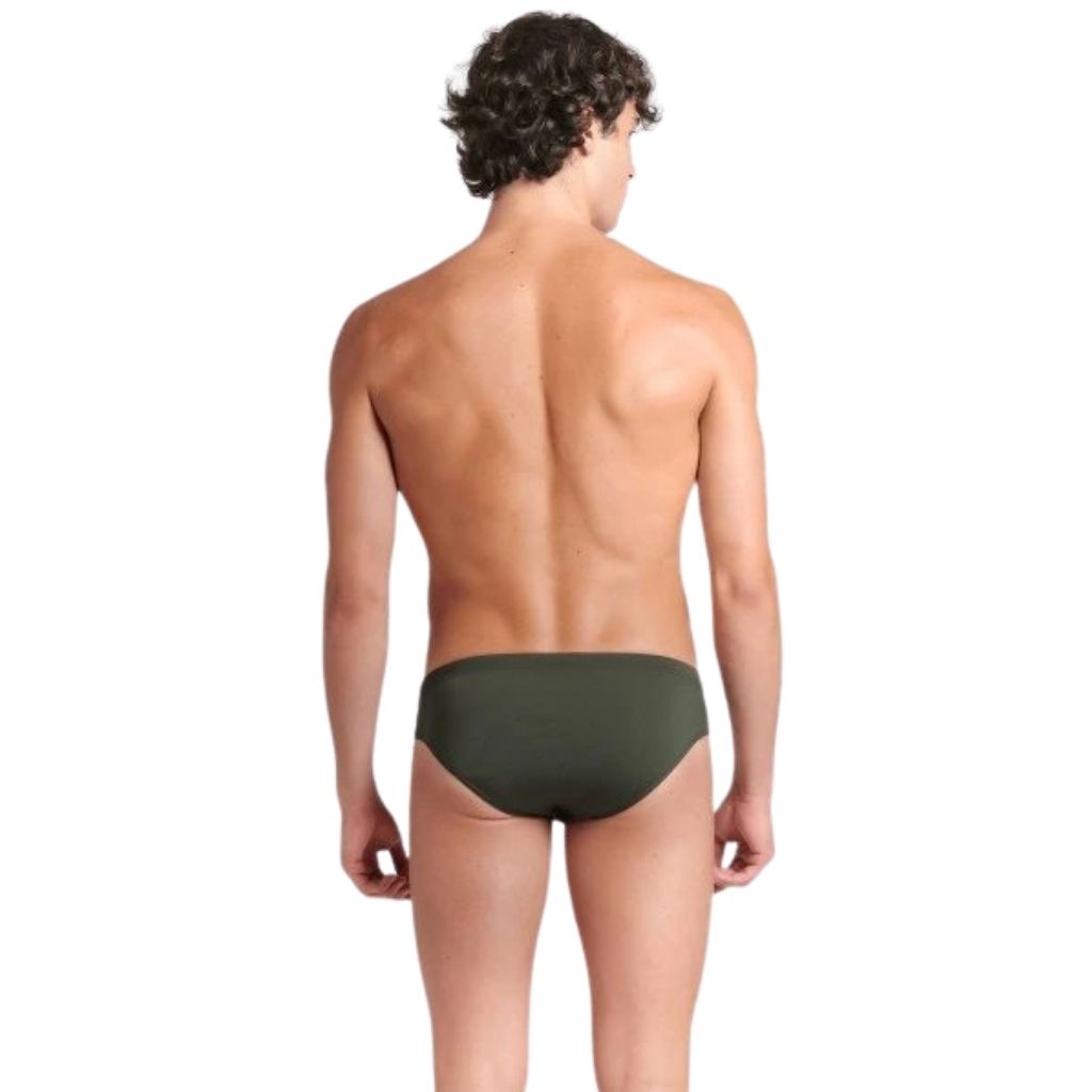 Arena Men's Team Swim Brief Dark Sage White 004773 660