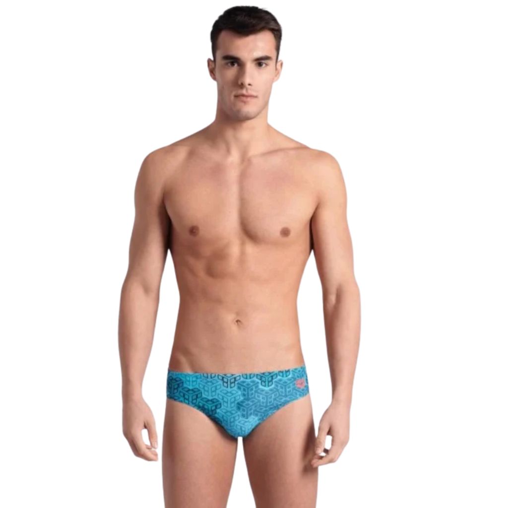 Arena Camo Kikko Brief Navy Multi