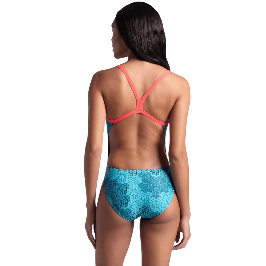 Arena Camo Kikko Challenge Back Fluo Red Water Multi