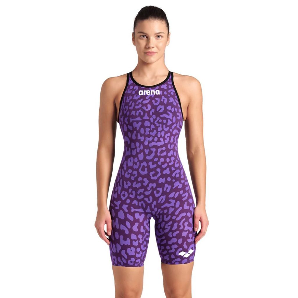 Arena Carbon Air 2 Open Back Leopard Skin Violet