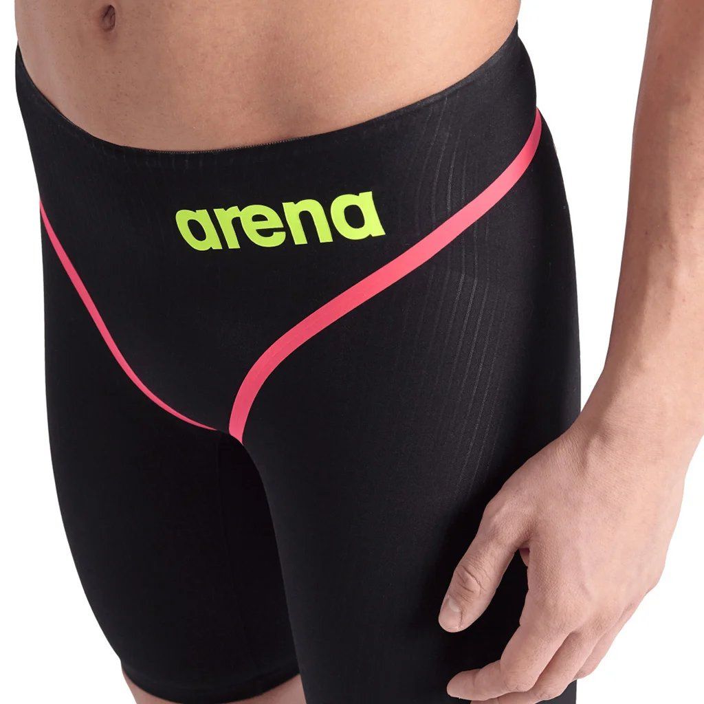 Arena Men&#39;s Carbon Core FX Jammer Black Fluo Yellow