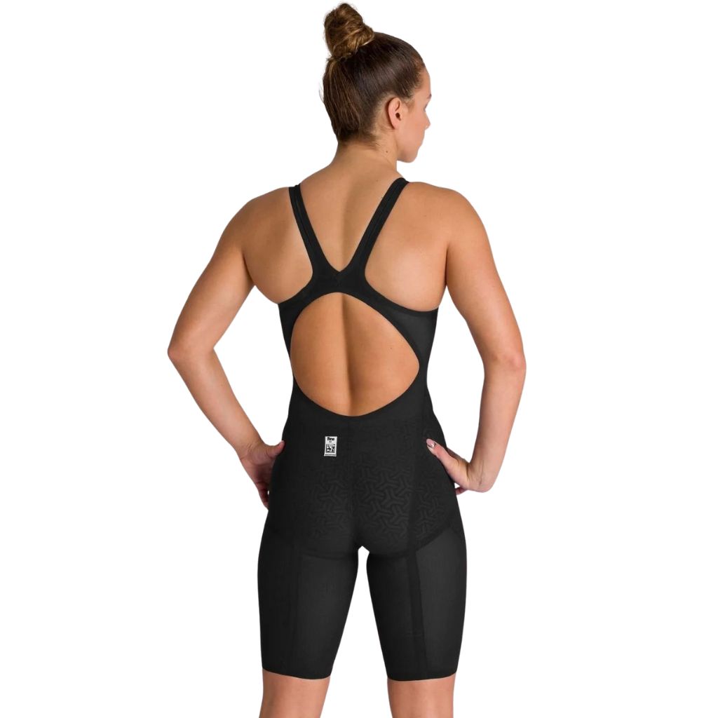 Arena Women's Carbon Glide Open Back Black Gold