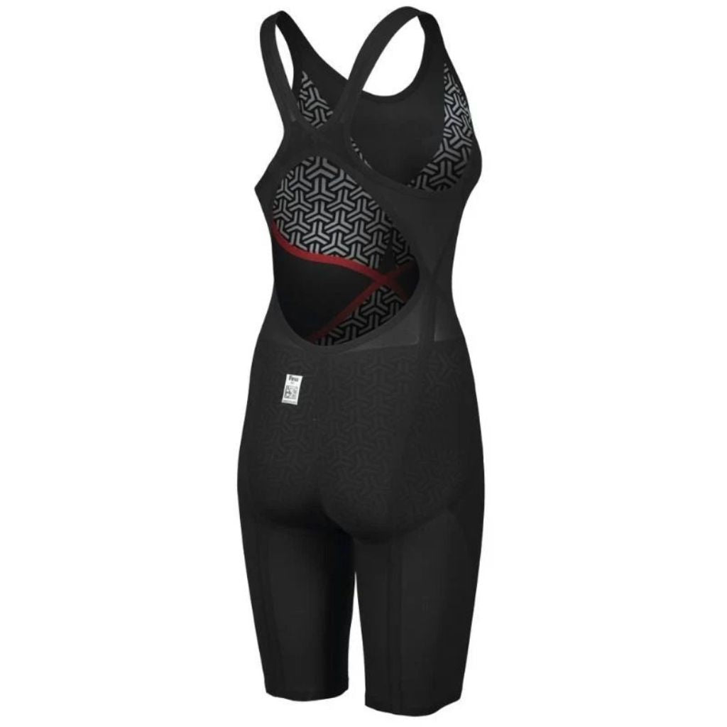 Arena Women&#39;s Carbon Glide Open Back Black Gold