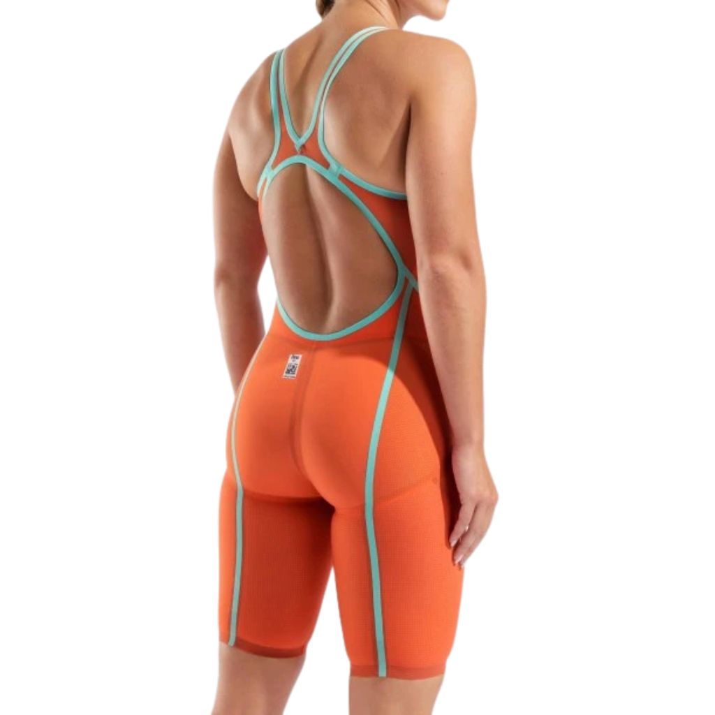 Arena Carbon Glide Open Back Sunset Coral