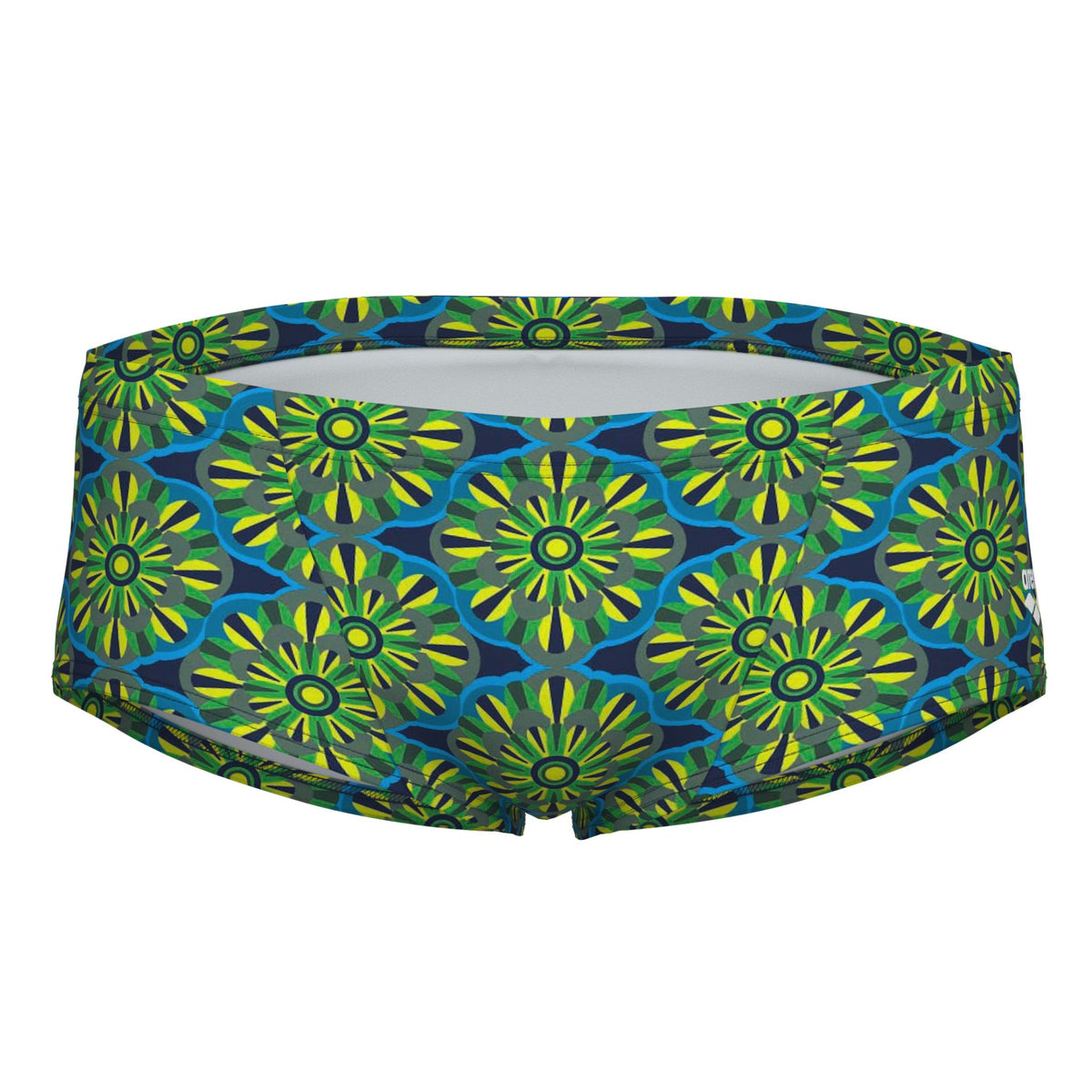 Arena Floral Low Waist Short Green Multi