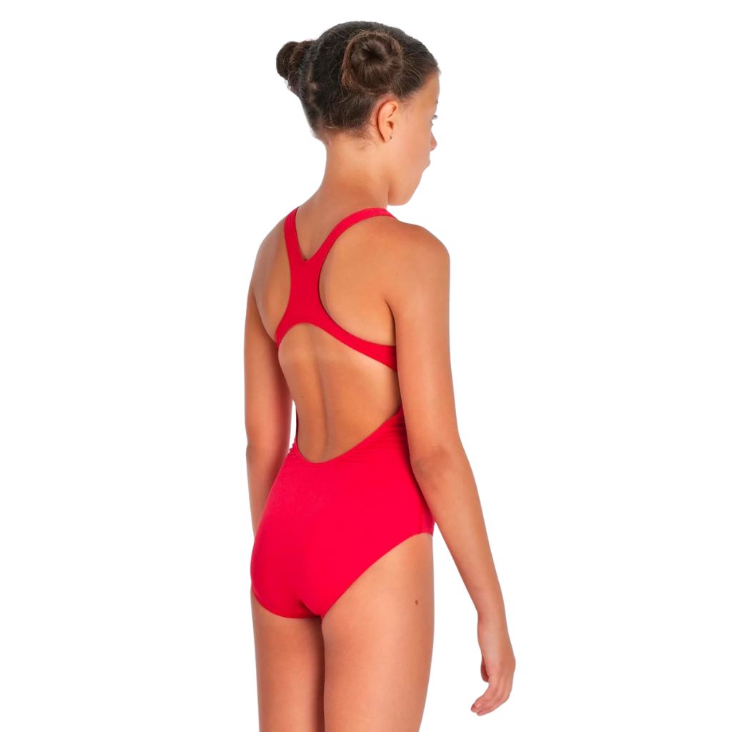 Arena Girl's Swim Pro Solid Red