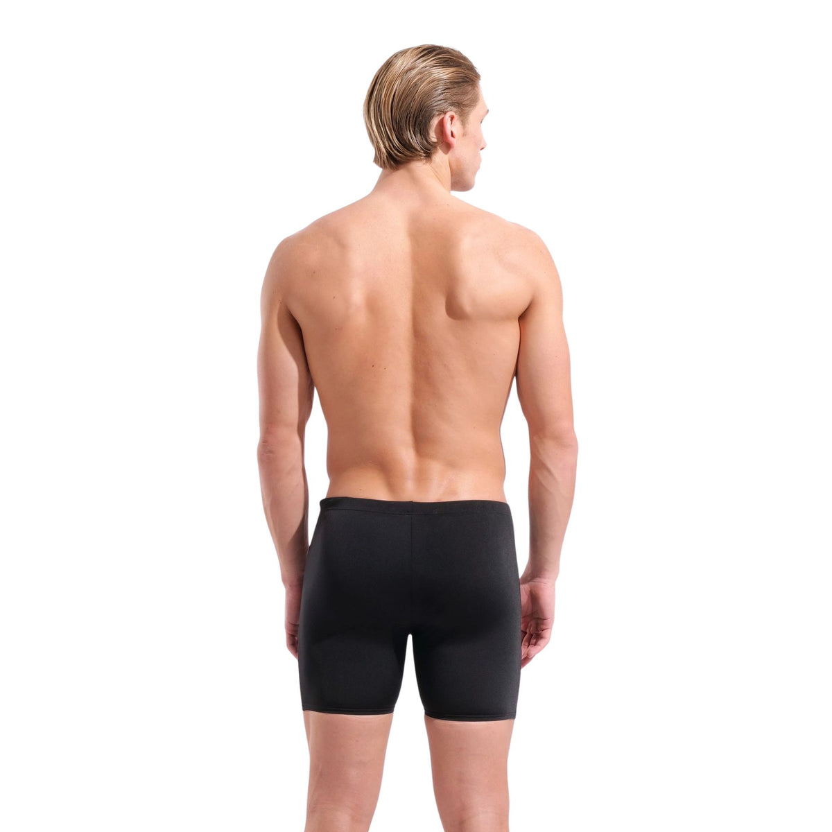 Arena Graphic Mid Jammer Black Bright Coral