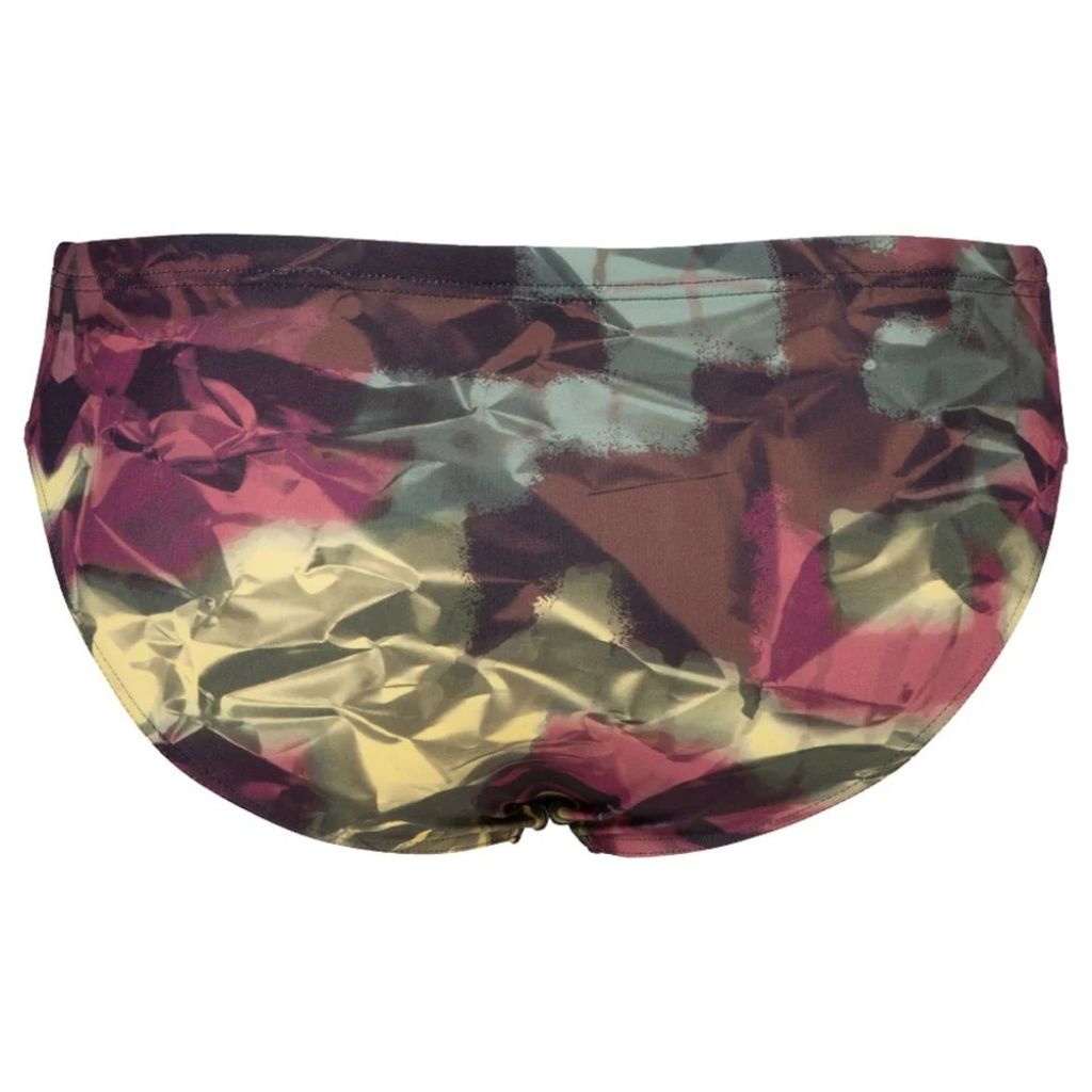 Arena Men&#39;s Hero Camo Swim Brief Fandango Red