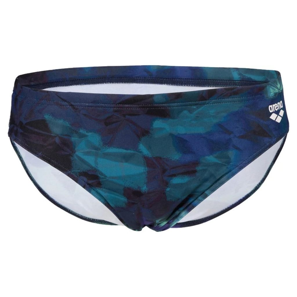 Arena Men&#39;s Hero Camo Swim Brief Green Lake