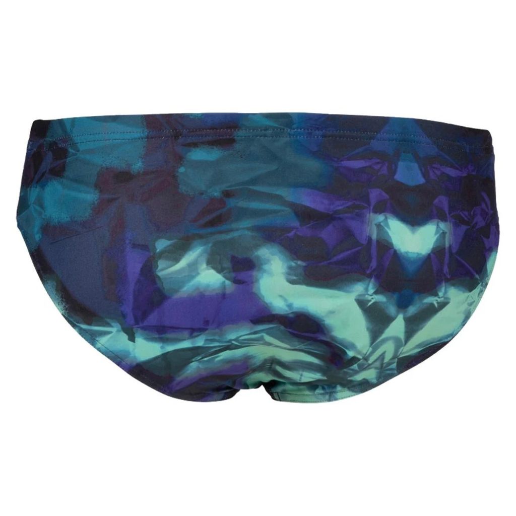 Arena Men&#39;s Hero Camo Swim Brief Green Lake