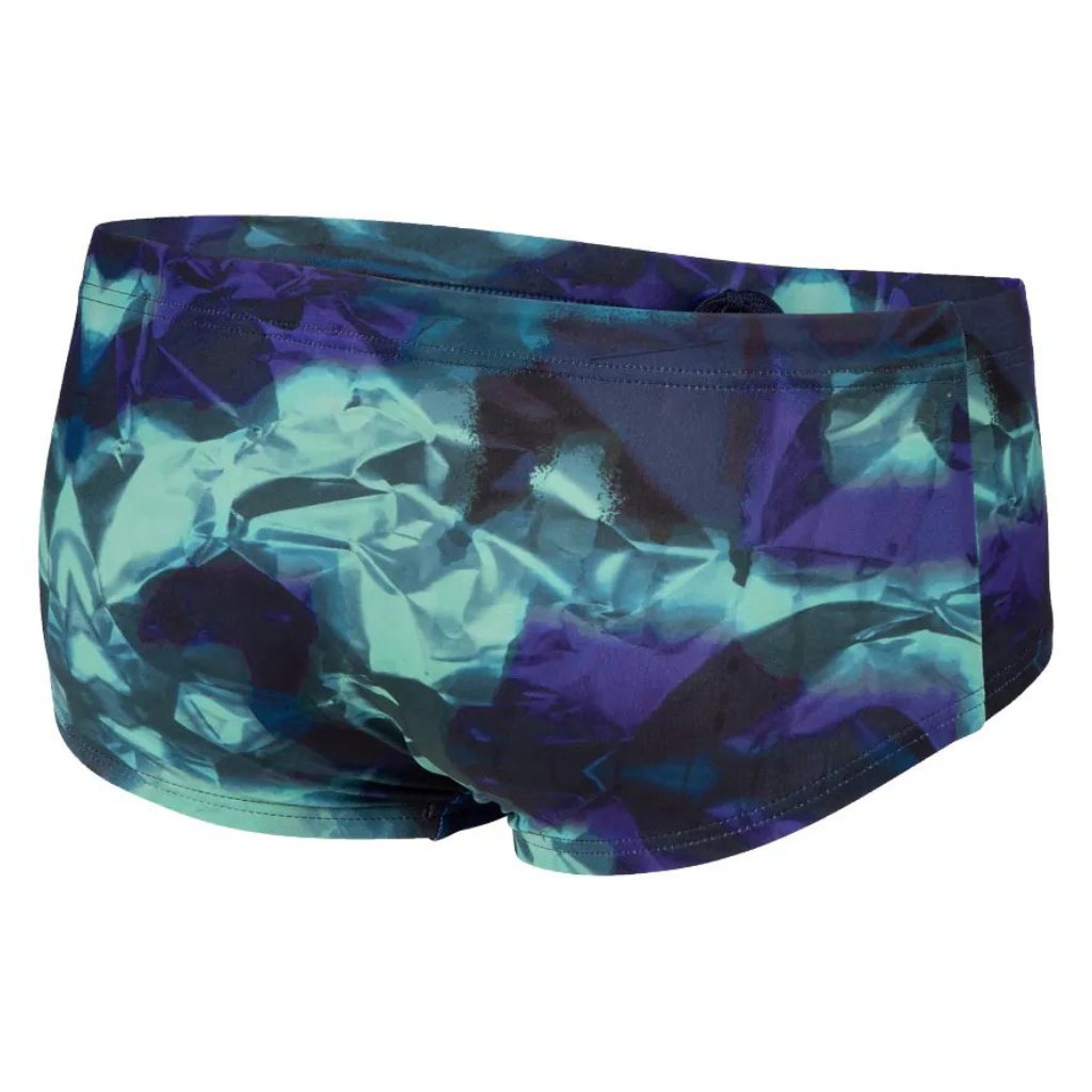 Arena Men&#39;s Hero Camo Low Waist Short Green Lake Swimsuit Swim Trunk