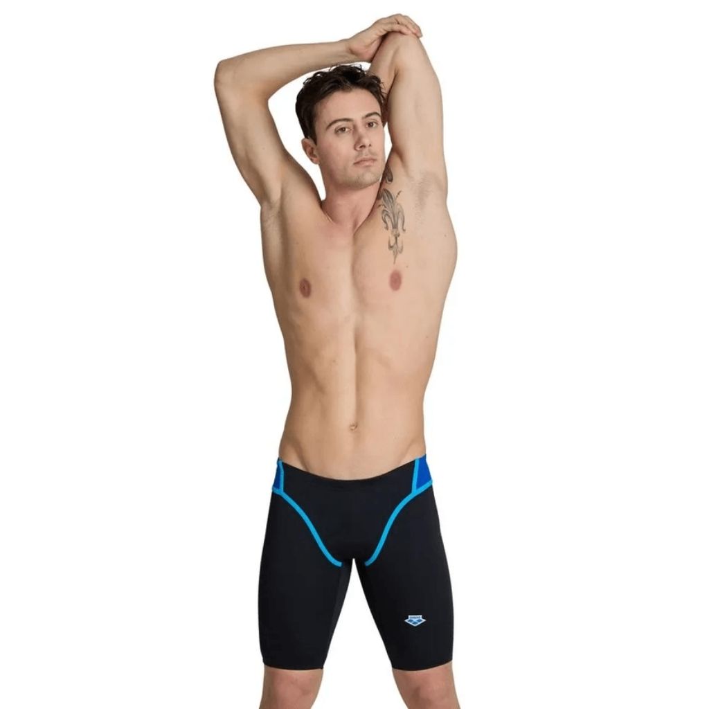 Arena Icons Jammer Stripe Panel Black Neon Blue Red