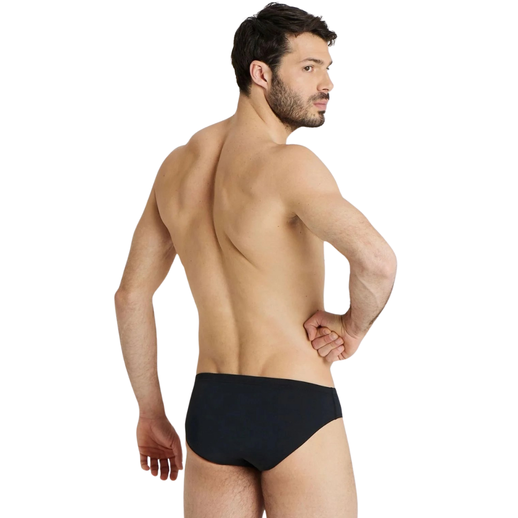 Arena Men&#39;s Solid Brief - Black