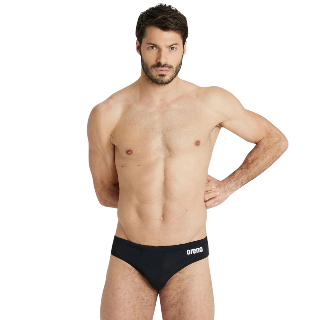 Arena Men&#39;s Solid Brief - Black