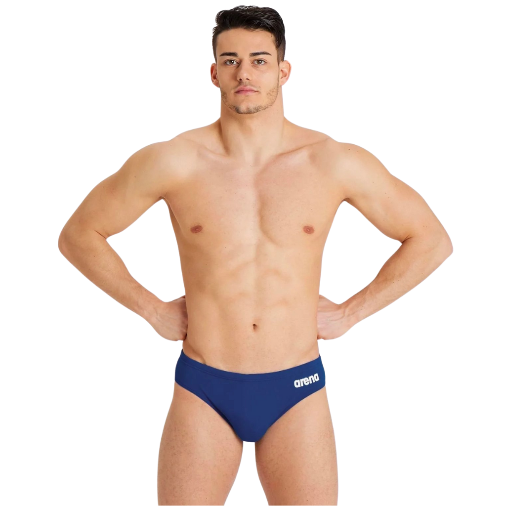 Arena Men&#39;s Solid Brief - Navy