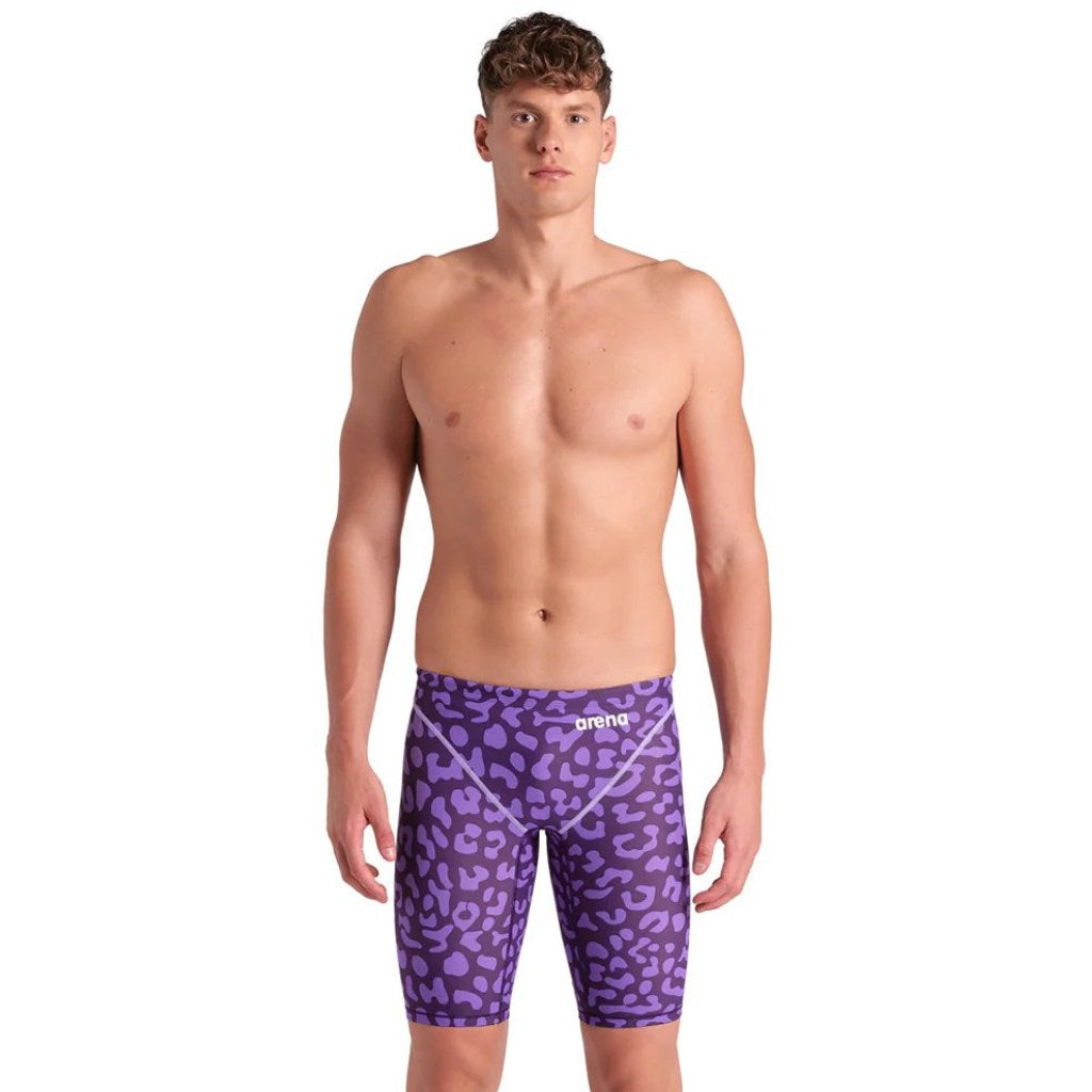 Arena Printed ST Next Jammer Leopard Skin Violet