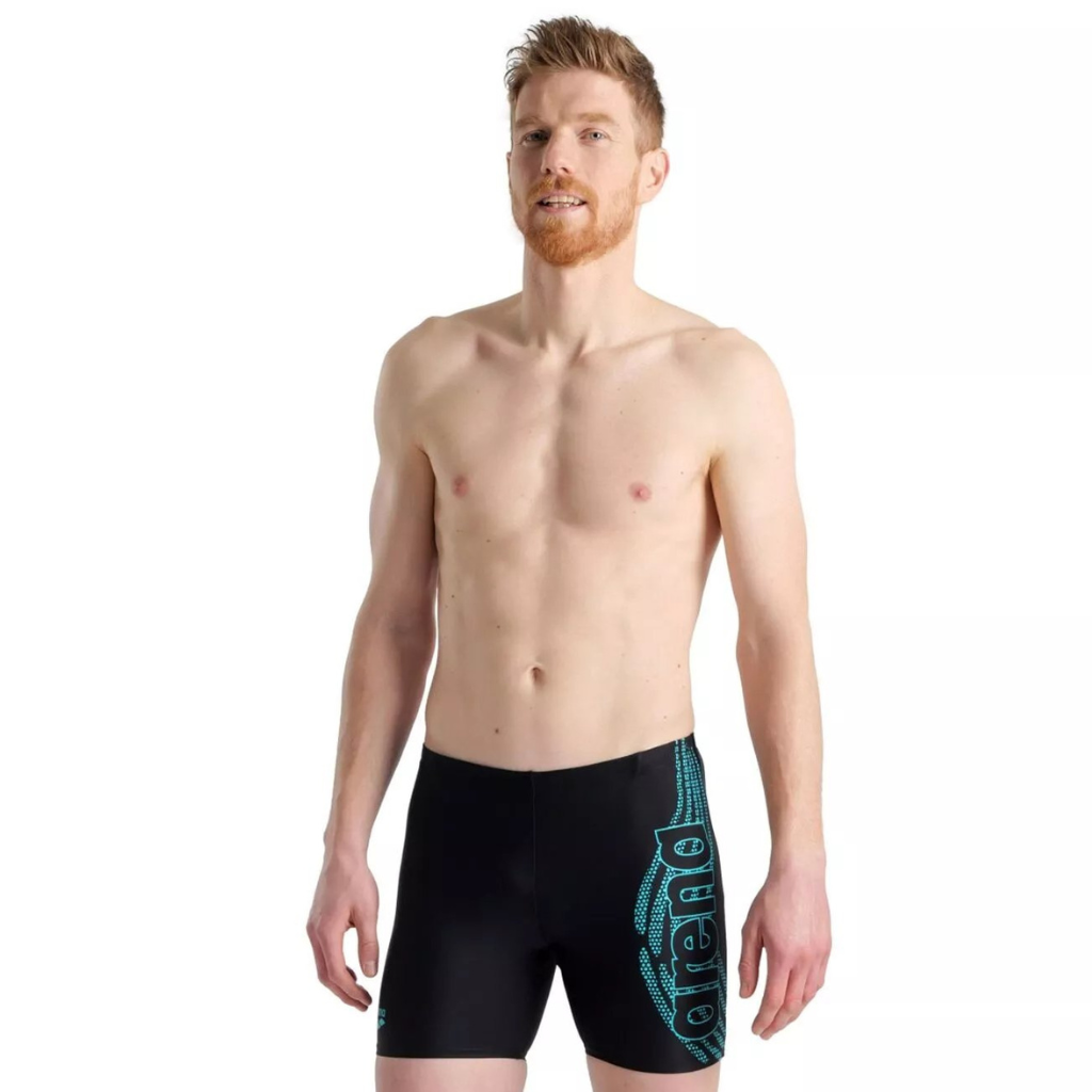 Arena MaxFit Eco Mid Jammer - Black/ Blue