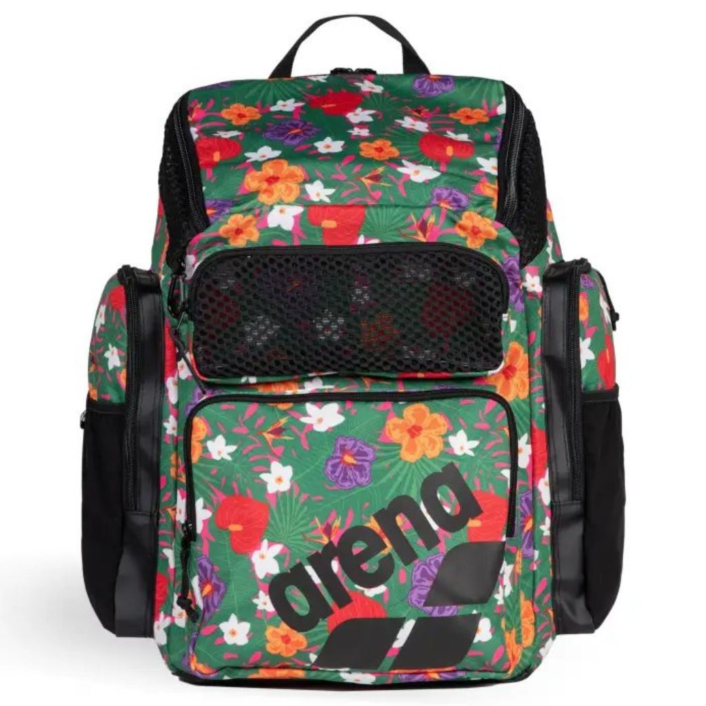 Arena One Go Backpack 45L Green Flower