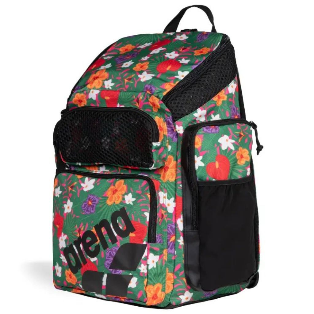 Arena One Go Backpack 45L Green Flower