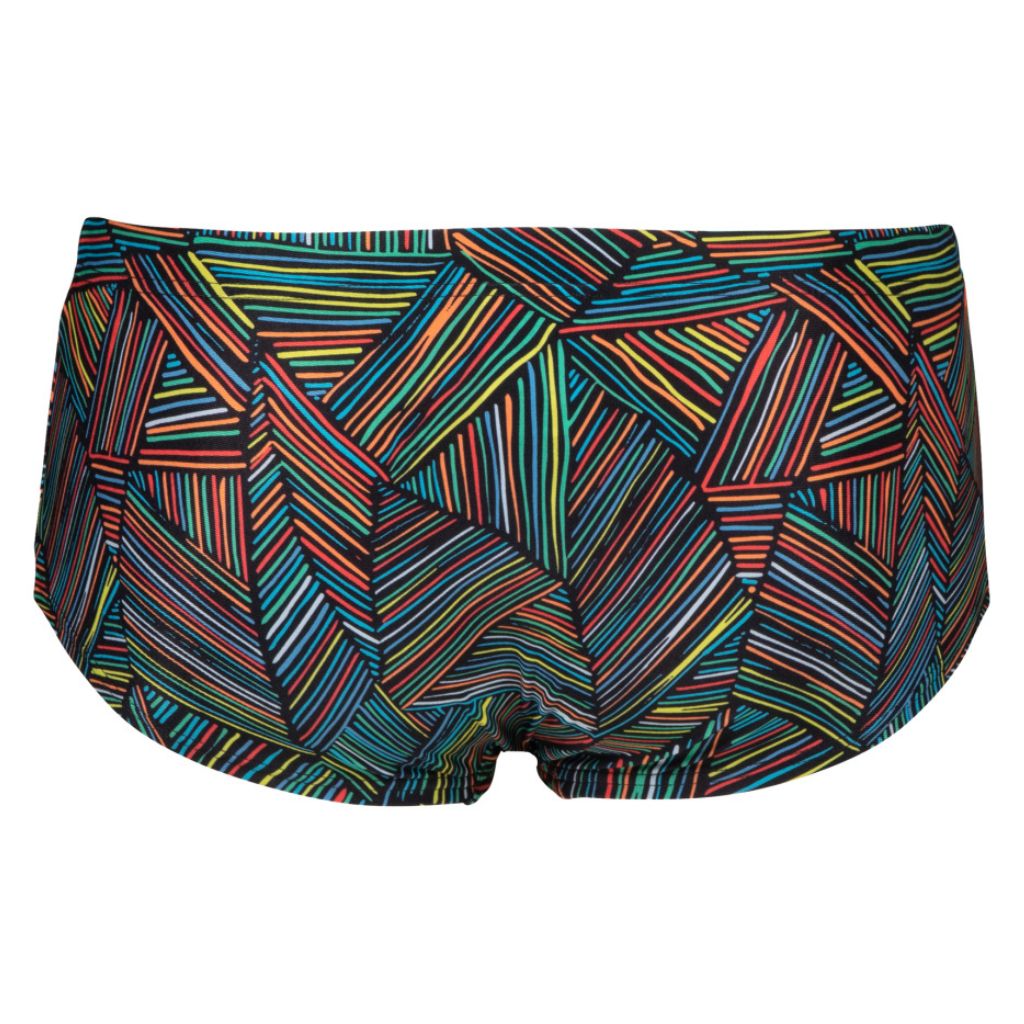 Arena Men&#39;s Overview Low Waist Swim Short Swimwear Black Multi