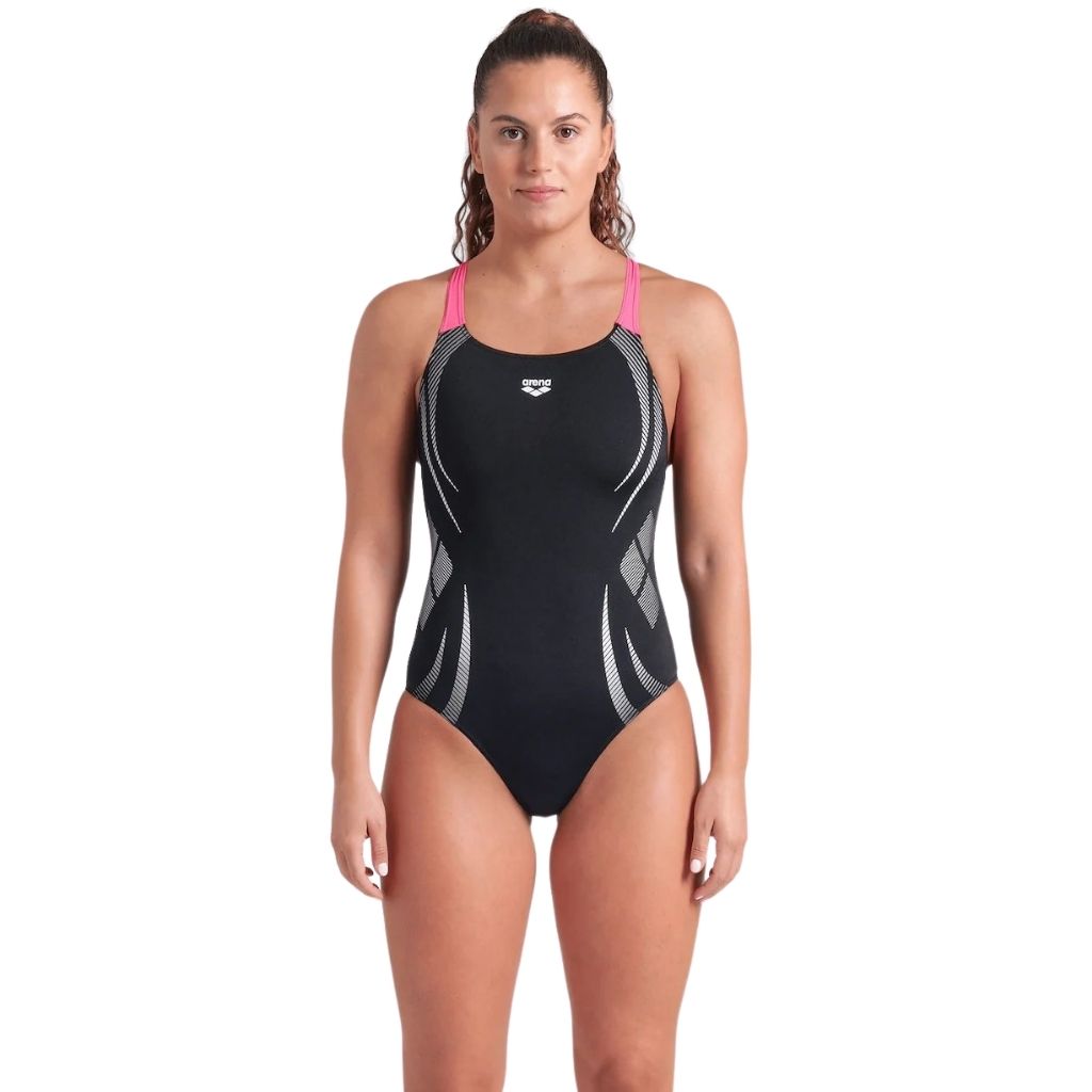 Arena Women's Poseidonia Swim Pro Shocking Pink