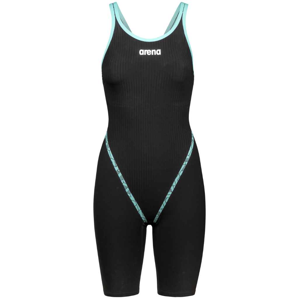 Arena Primo Openback Kneeskin - Black/Teal