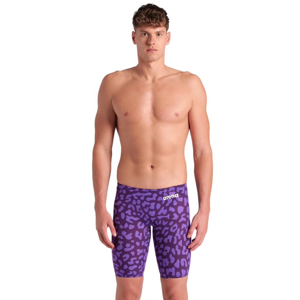 Arena Printed Carbon Air 2 Jammer - Leopard Skin Violet