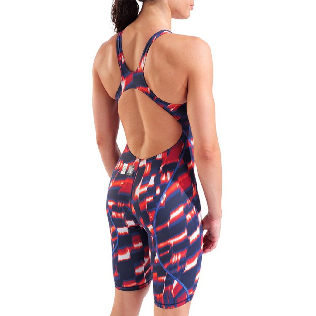 Arena ST Next Open Back Aqua Gleam Red White Blue
