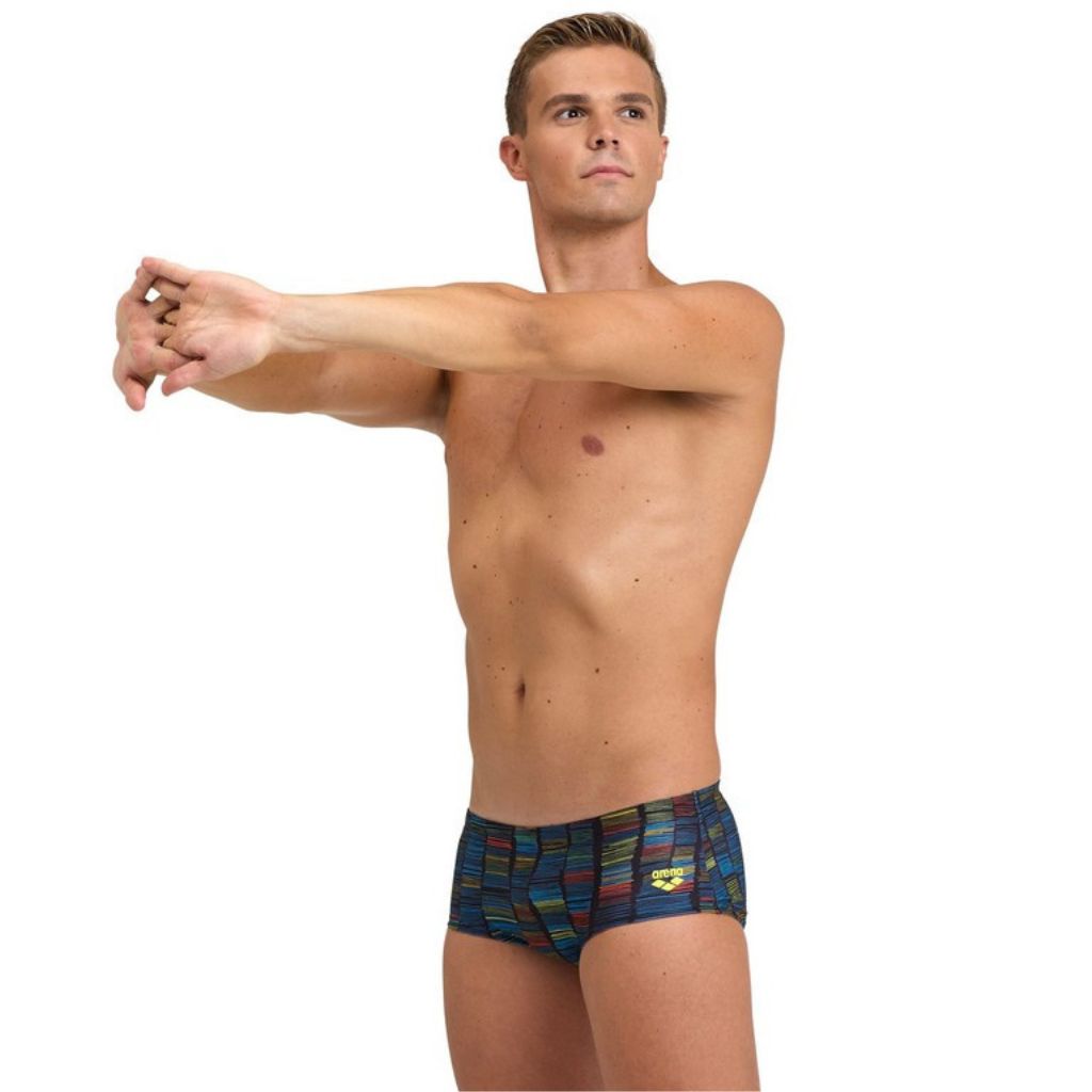 Arena Men's Slow Motion Swim Low Short Black Multi