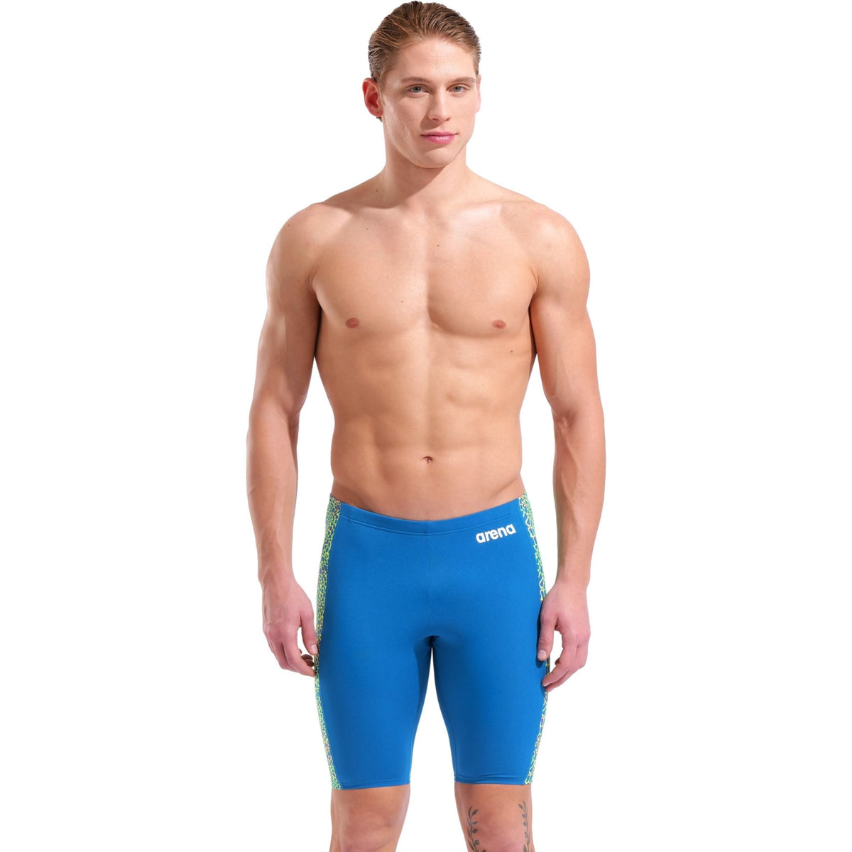 Arena Snake Skin Jammer Blue Cosmo Multi