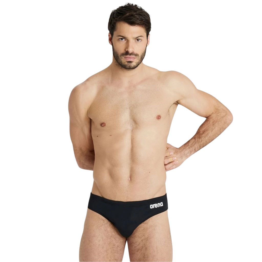 Arena Solid Brief Black