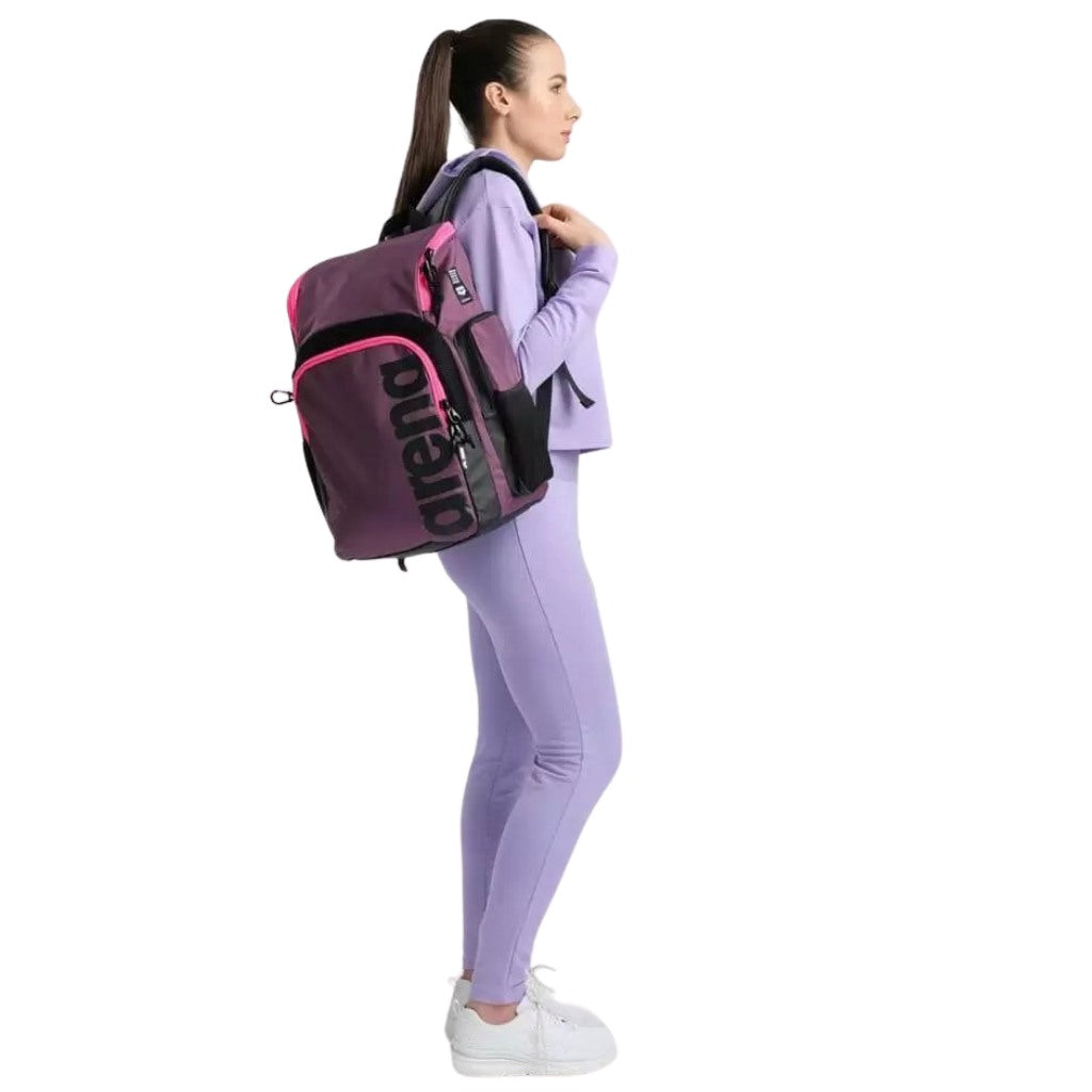 Arena Spiky III Backpack 35L - Plum Neon Pink