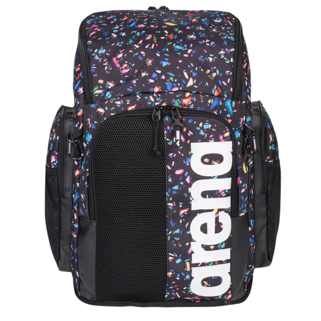 Arena Spiky III Backpack 45 Allover Confetti Black
