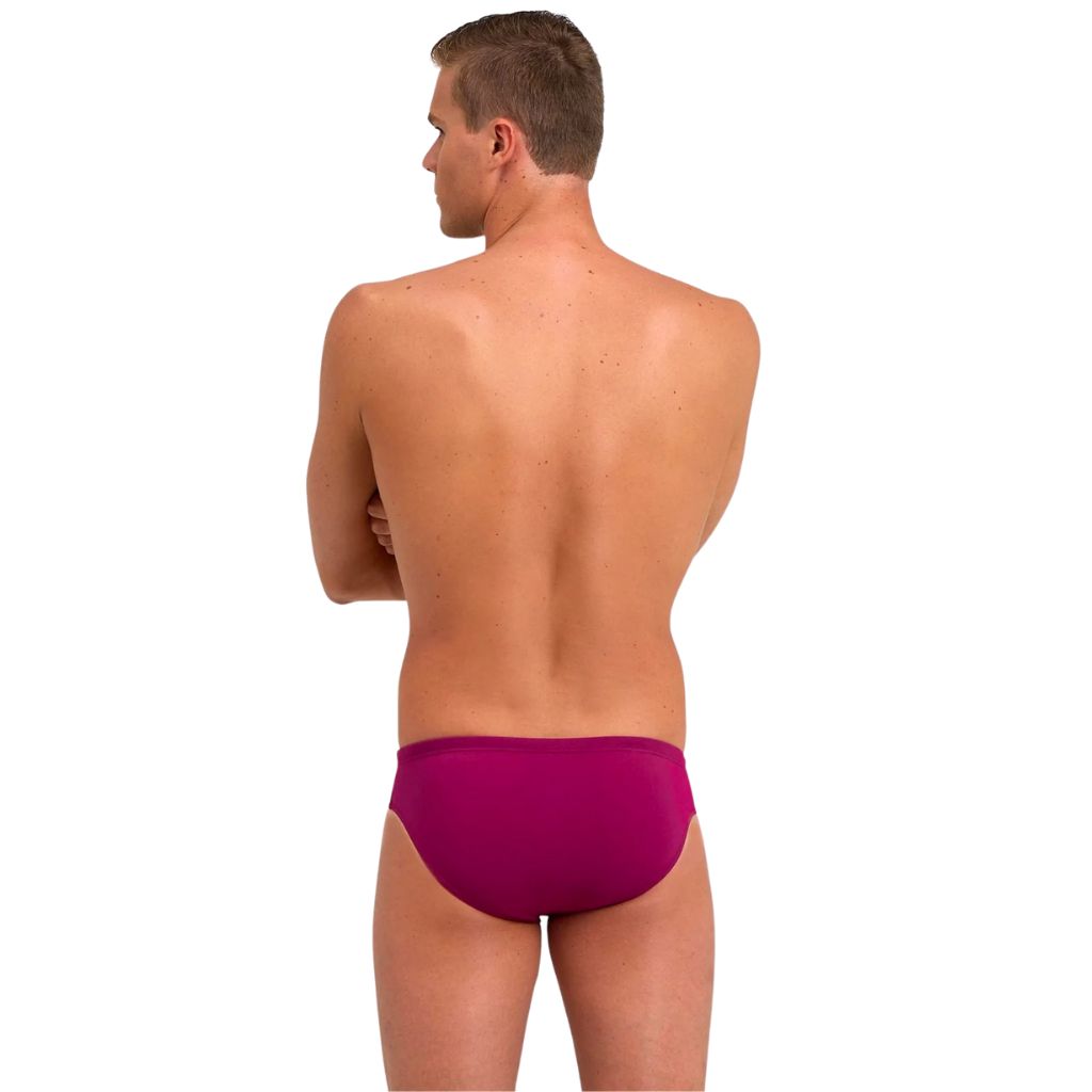 Arena Men's Swim Brief Solid Red Fandango
