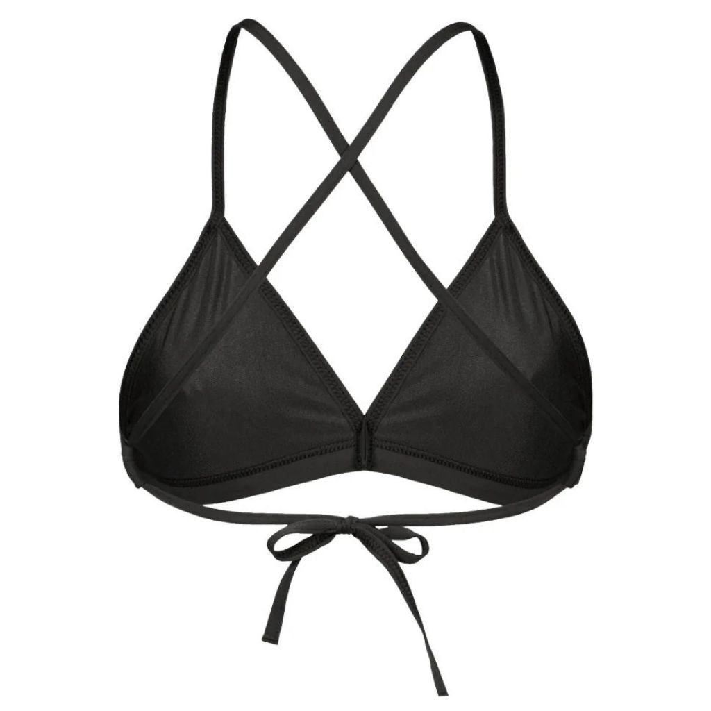 Arena Women's Swim Top Tie Back Black 004768 550