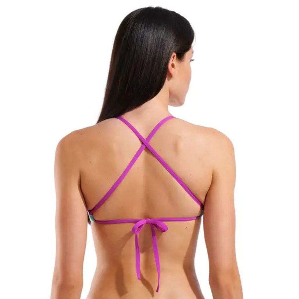 Arena Swim Top Tie Back Water Very Fuchsia