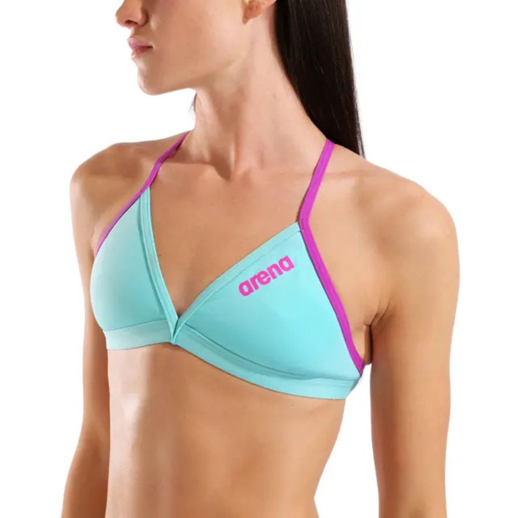 Arena Swim Top Tie Back Water Very Fuchsia