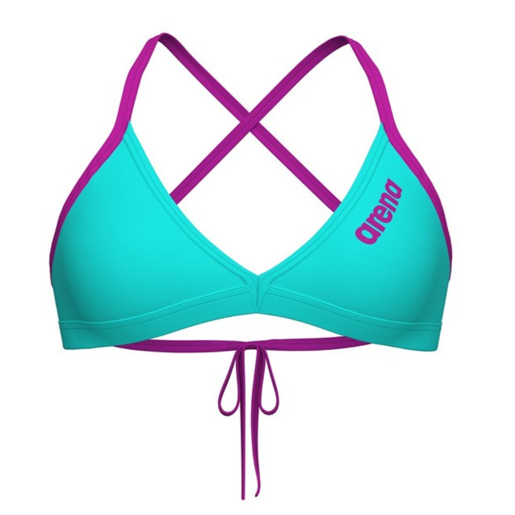 Arena Swim Top Tie Back Water Very Fuchsia