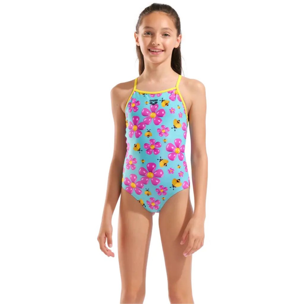 Arena Youth Lightdrop Back Spring Water Yellow