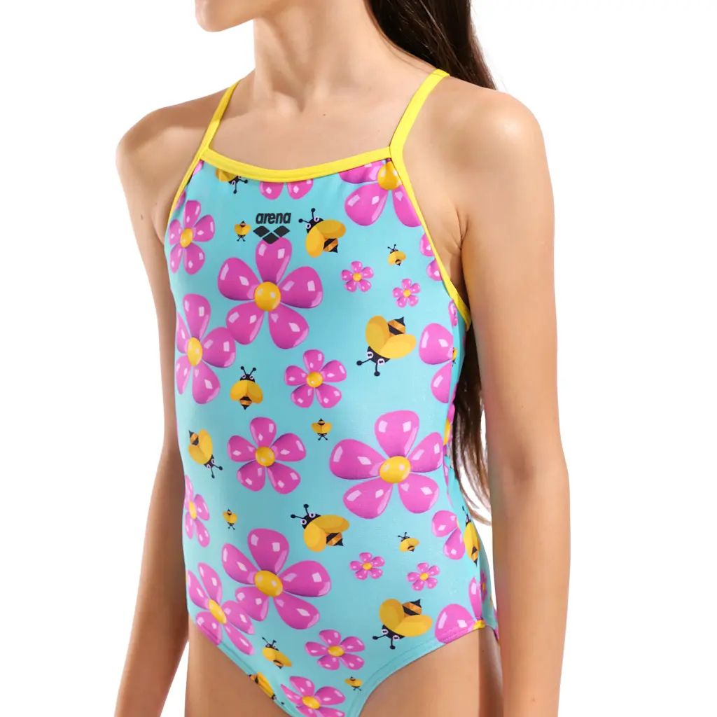 Arena Youth Lightdrop Back Spring Water Yellow