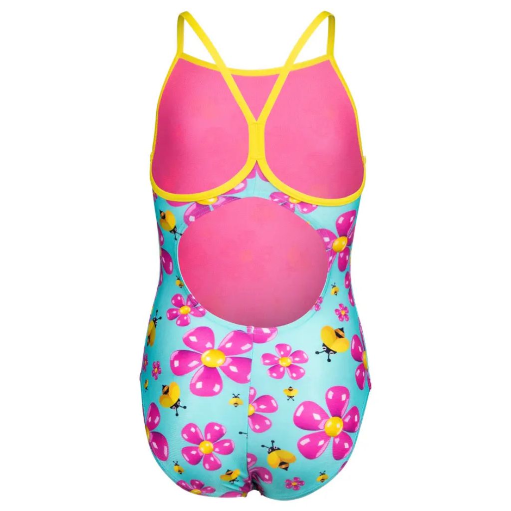 Arena Youth Lightdrop Back Spring Water Yellow