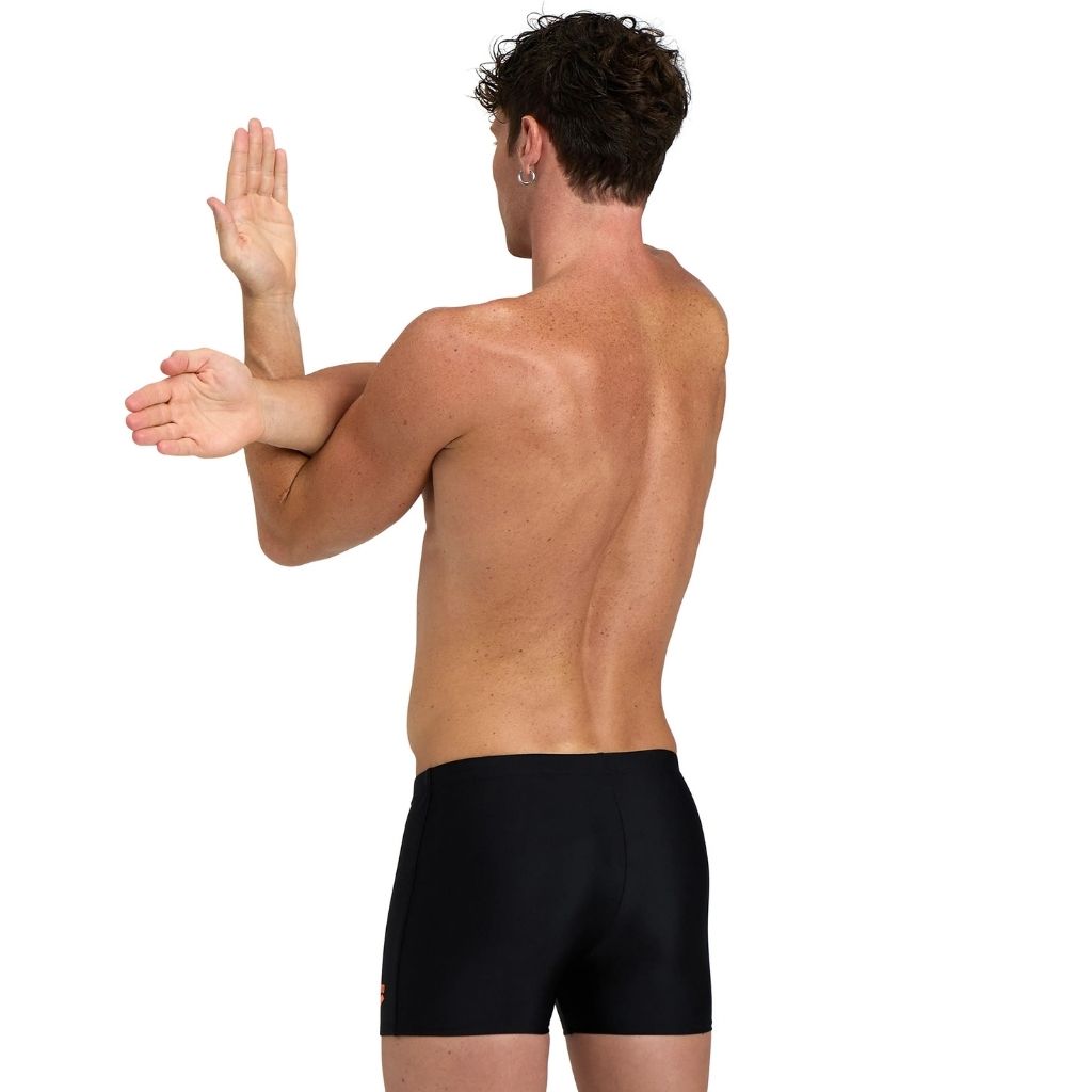 Arena Zip Swim Short Black