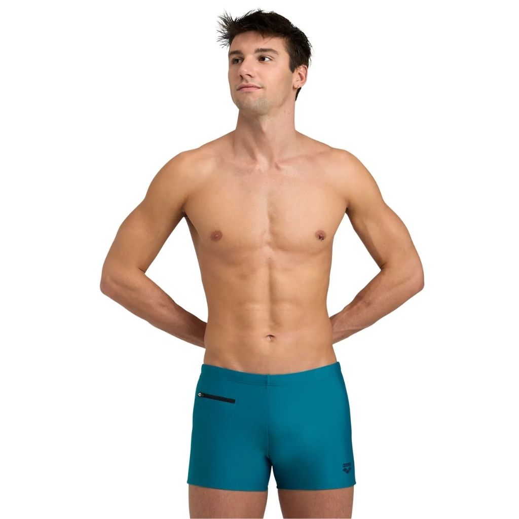 Arena Zip Swim Short Teal